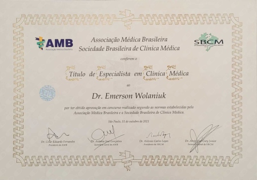 Imagem Emerson Certificados - W Nutro