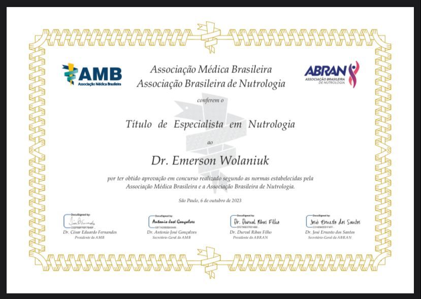 Imagem Emerson Certificados - W Nutro